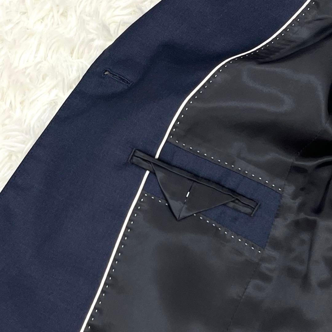 『美品』iCB コンプリート セットアップスーツ 7 高級ラインロロピアーナ濃紺