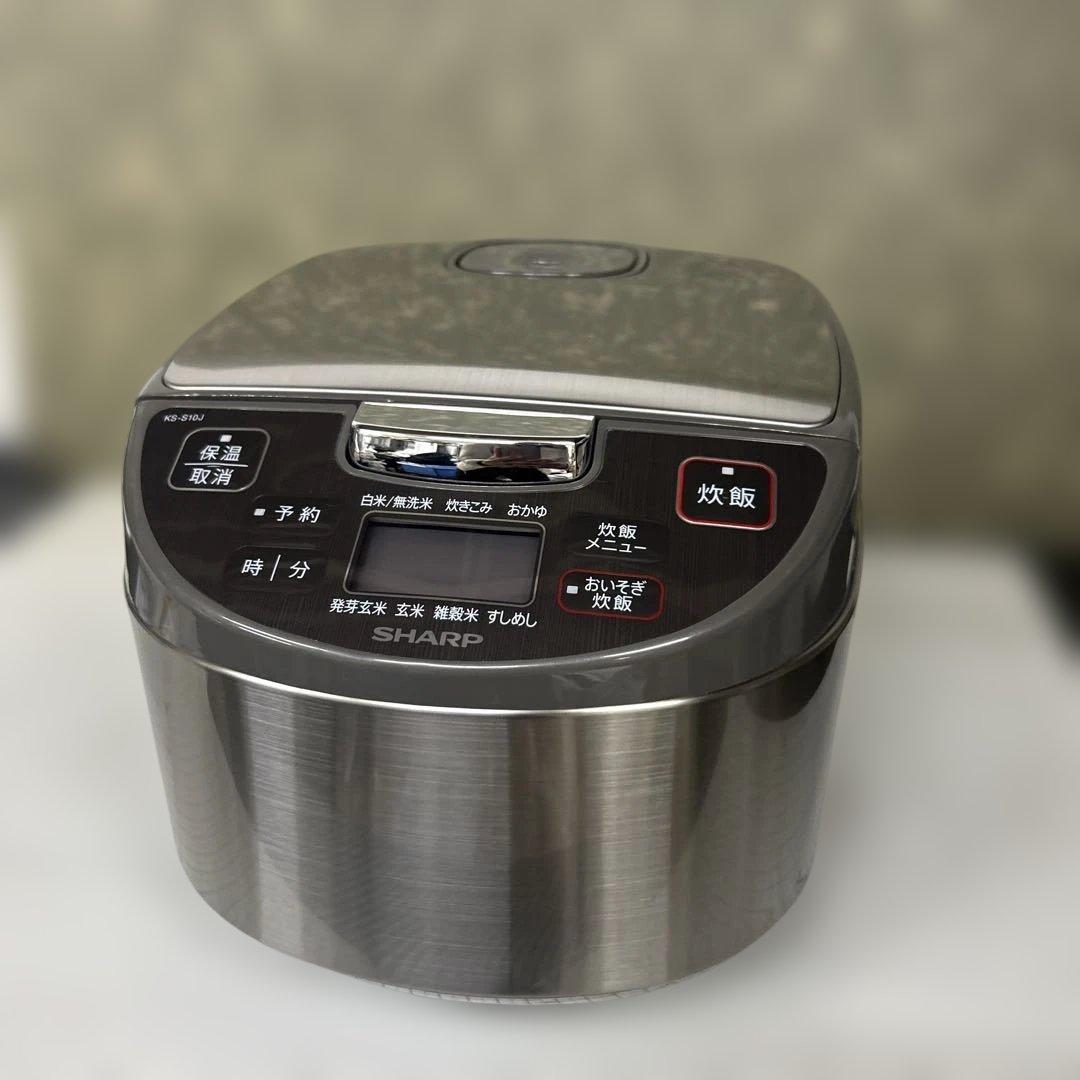SHARP 炊飯器 KS-S10J シルバー 2025年製