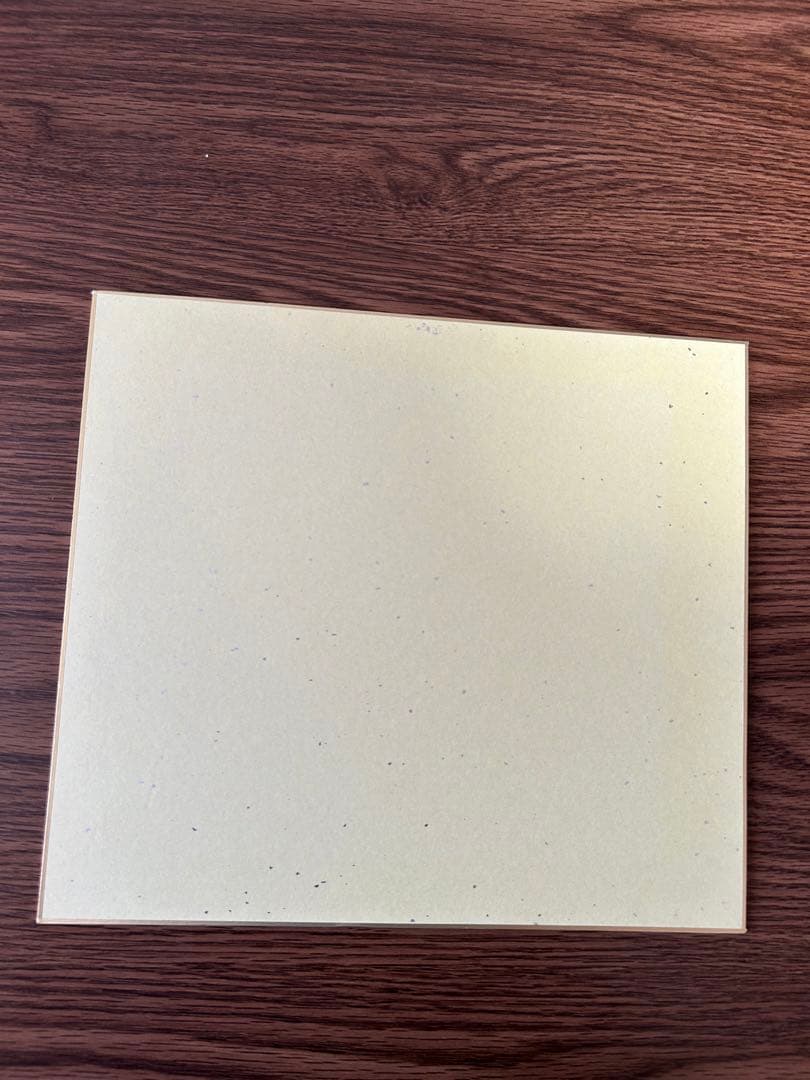 横槍メンゴ　クズの本懐　複製サイン色紙