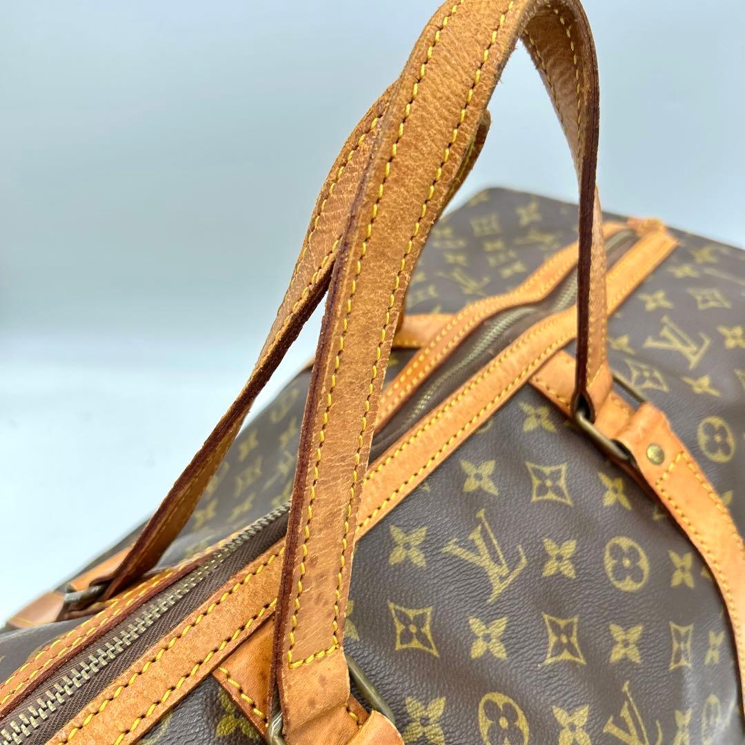 【鑑定済】 ルイヴィトン サックスープル55 モノグラム ボストンバッグ