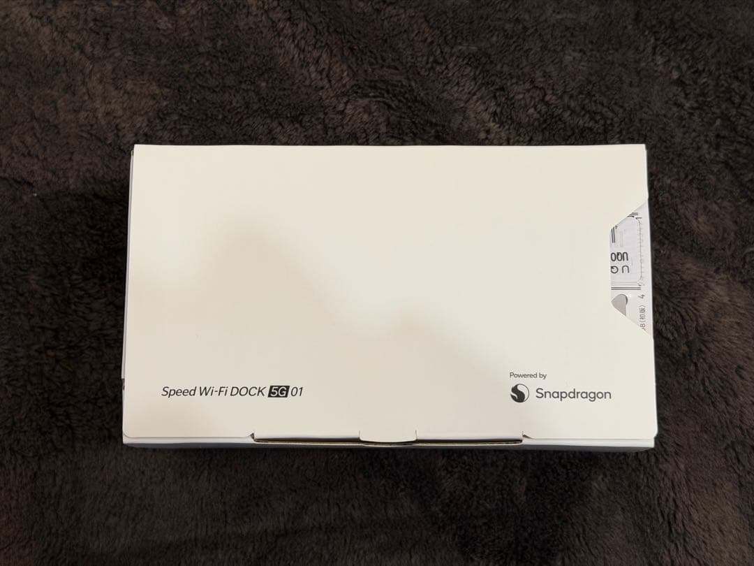 【新品未使用】UQ WiMAX Speed Wi-Fi DOCK 5G 01
