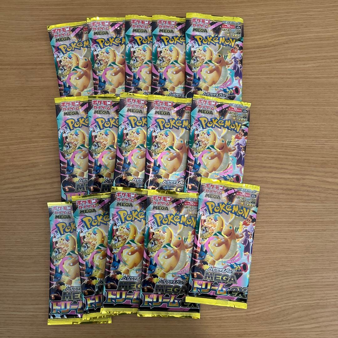 ポケモンカード　メガドリームex 15パック