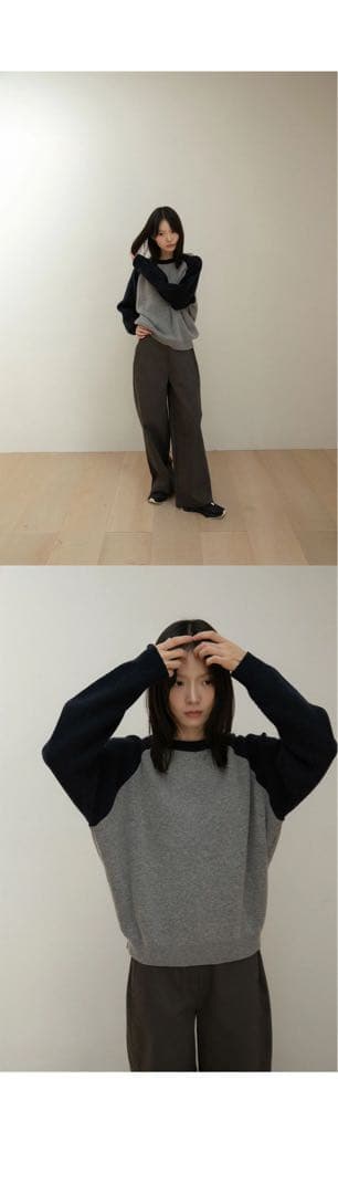 OHOTORO ラグランニット