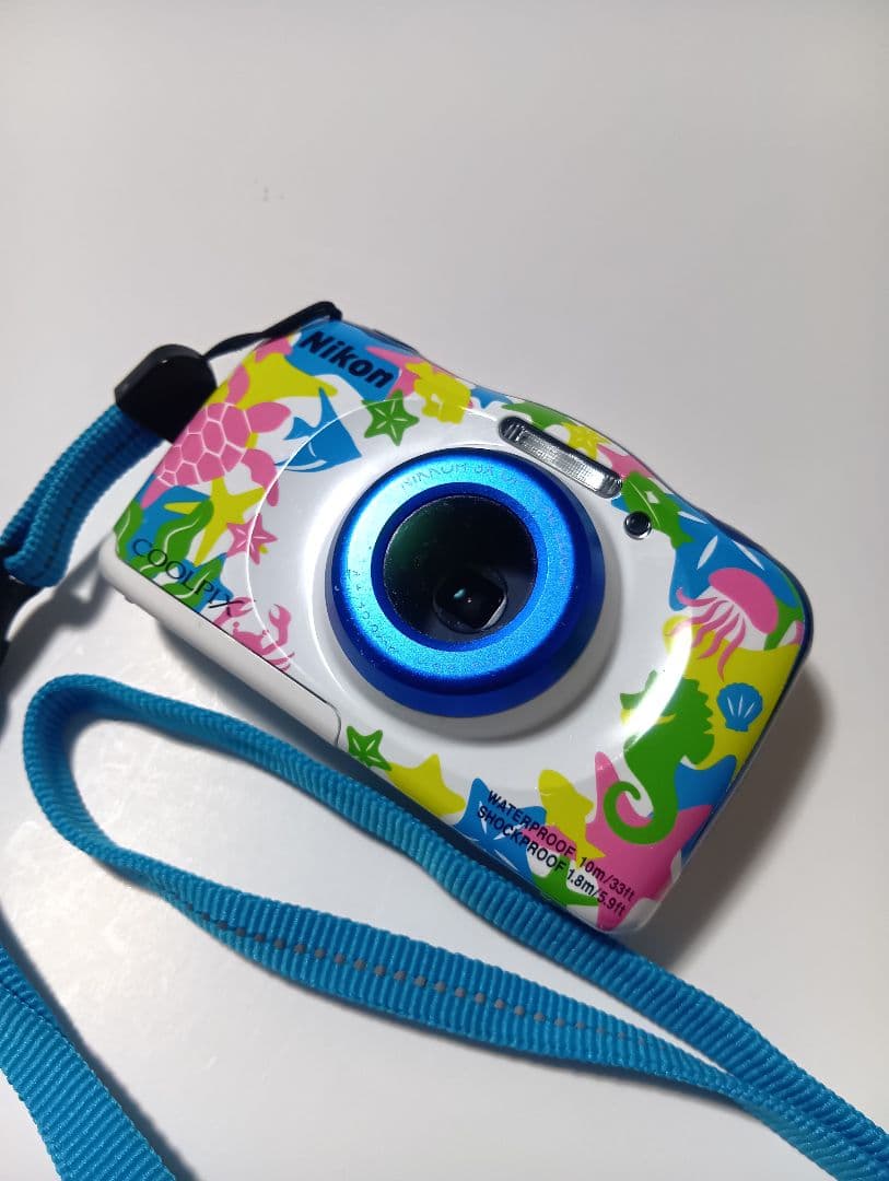 【限定カラー】Nikon COOLPIX W100 マリンカラー 防水コンデジ
