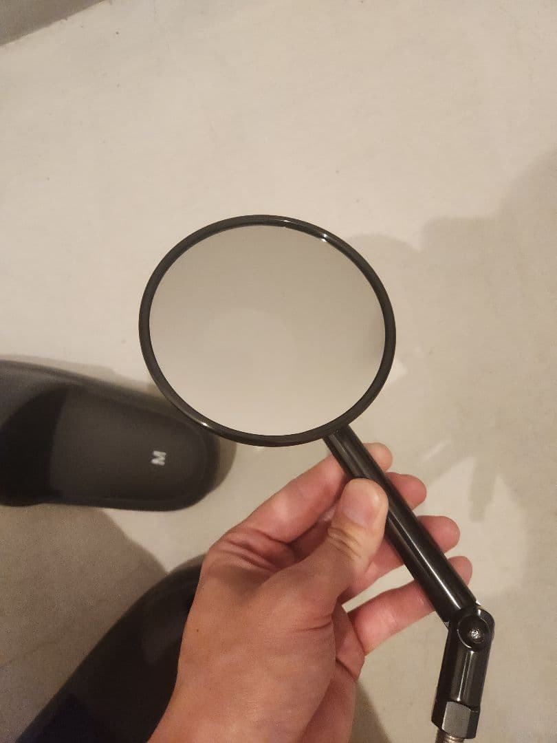 最終値下げ ハスクバーナ 純正オプションショートアルミミラー