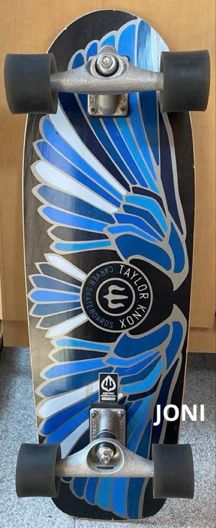 カーバー スケートボード■テイラーノックス■ブルー ウィング