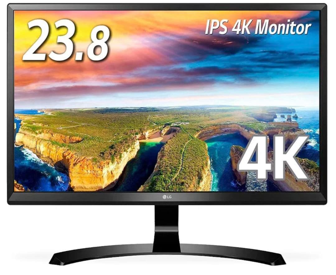 LG 4Kディスプレイ 24UD58-B 23.8インチ
