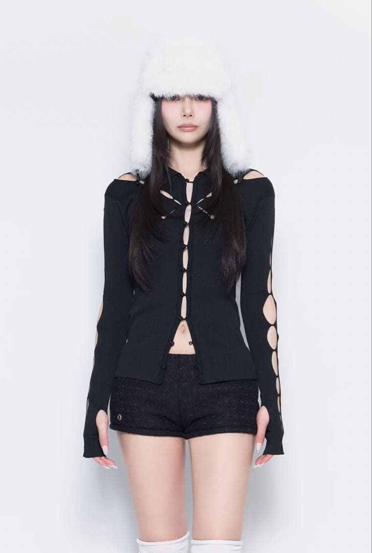 最安値！ theredthread S knit fit tops