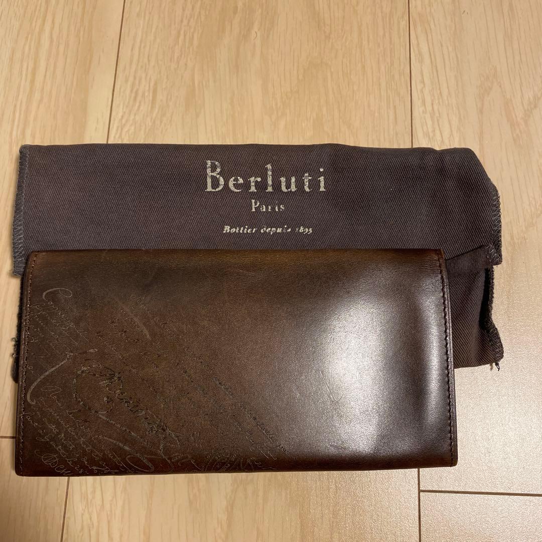 ゆ*ゆ様 極美品　ベルルッティ　Berluti ブラウンレザー 長財布