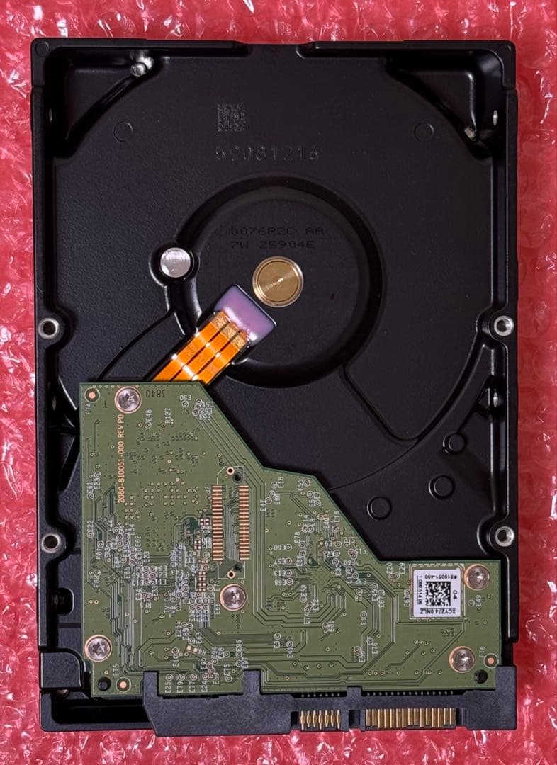 送料無料★使用 101時間★4TB★WD Red Plus