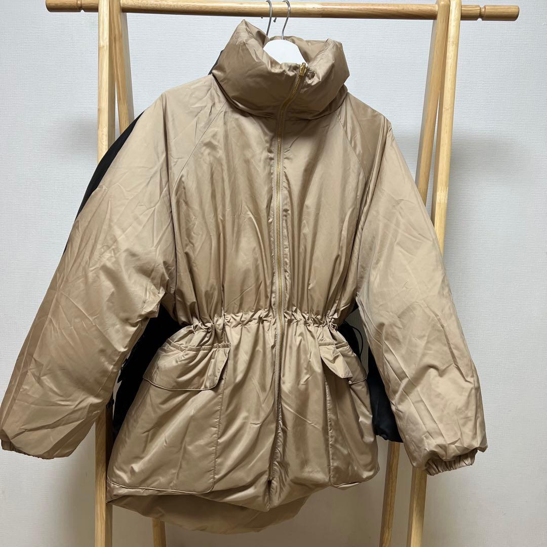 即日発送、conte ミリタリー リバーシブル ダウンジャケット