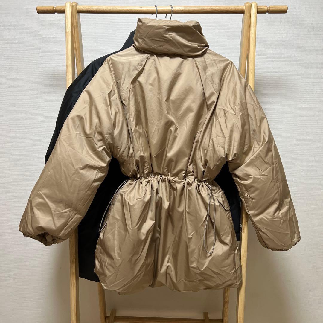 即日発送、conte ミリタリー リバーシブル ダウンジャケット