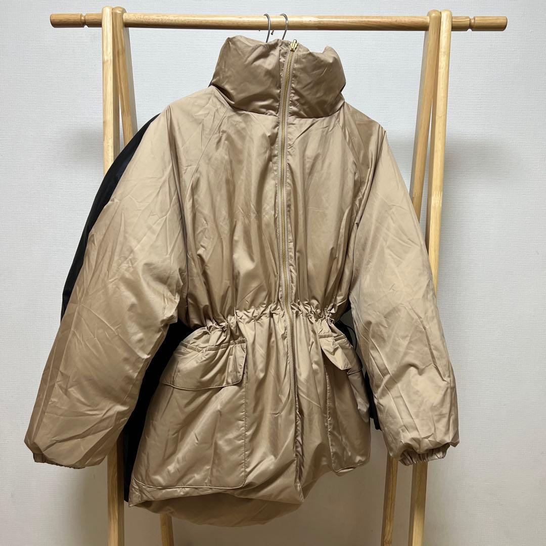 即日発送、conte ミリタリー リバーシブル ダウンジャケット