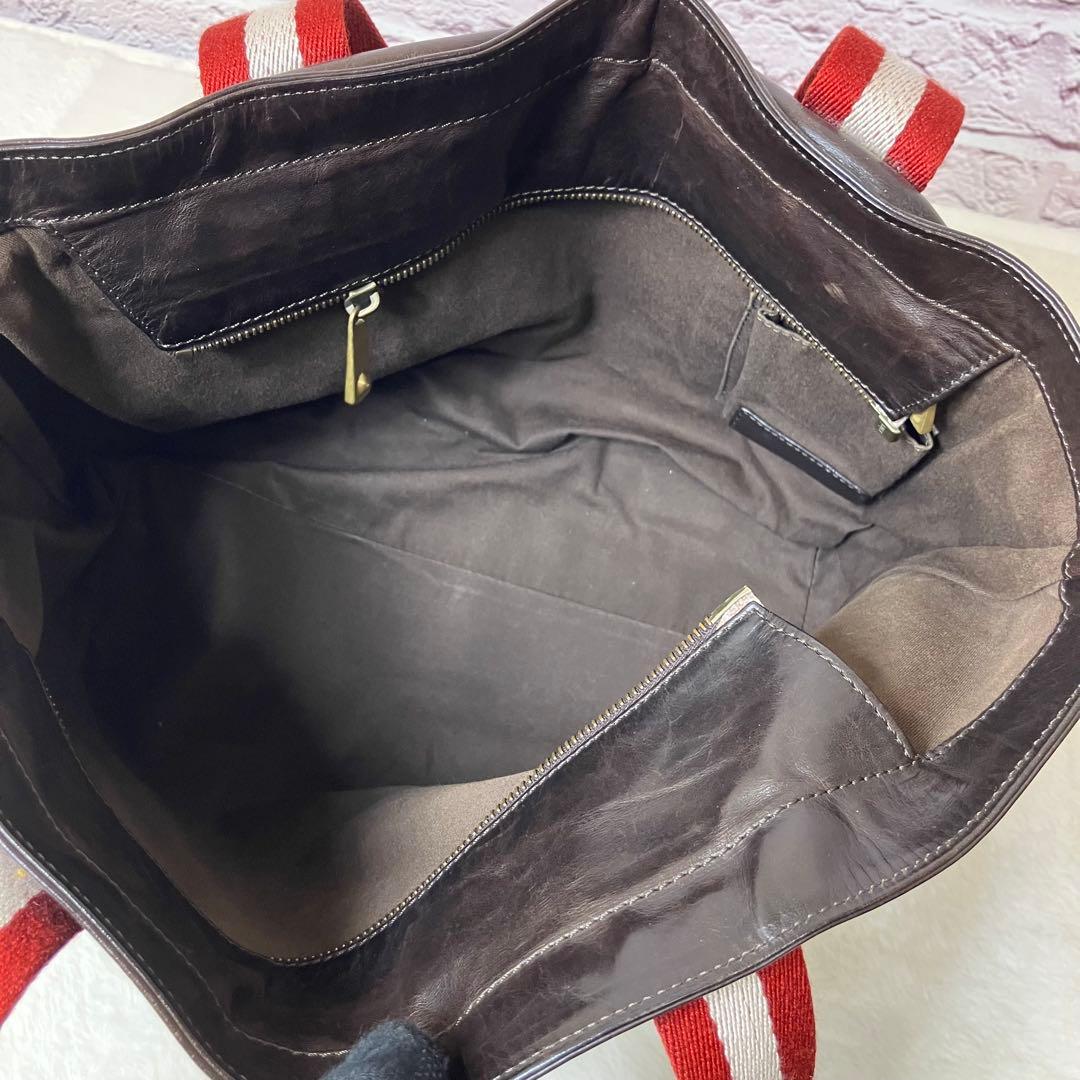 美品✨バリー トレインスポッティング A4 サイドポケット トートバッグ 本革