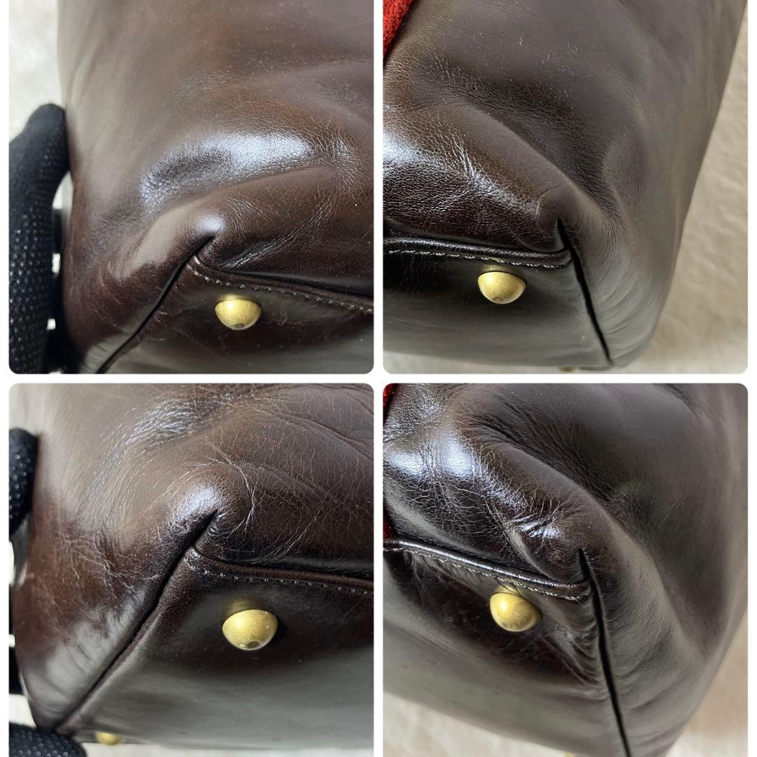 美品✨バリー トレインスポッティング A4 サイドポケット トートバッグ 本革