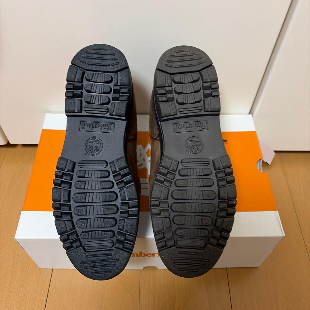 靴 timberland moc toe brown