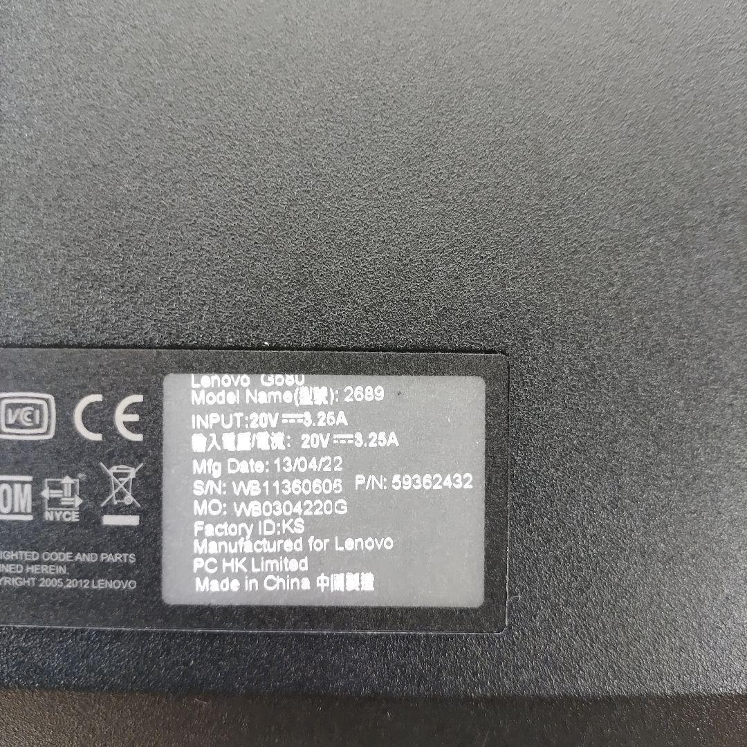 Lenovo G580【Core i5, 8GB, SSD, Win11】