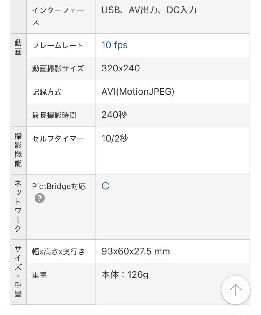 Fujifilm FinePix A500デジタルカメラ