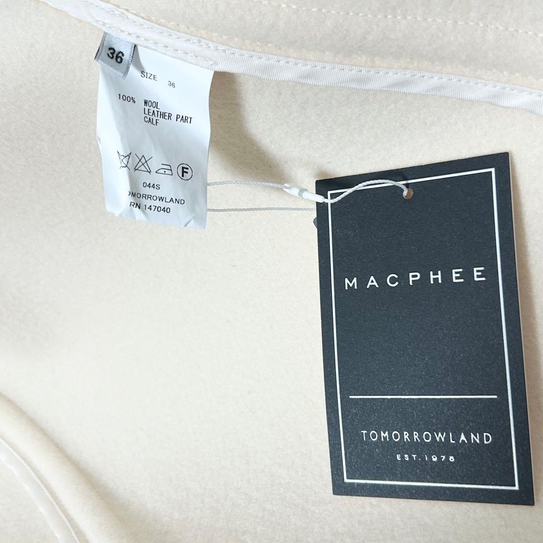 MACPHEE　ダッフルコート　ロング　ホワイト　36