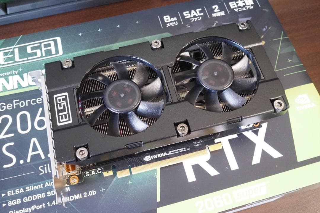 ELSA GeForce RTX2060 Super グラフィックボード 8GB