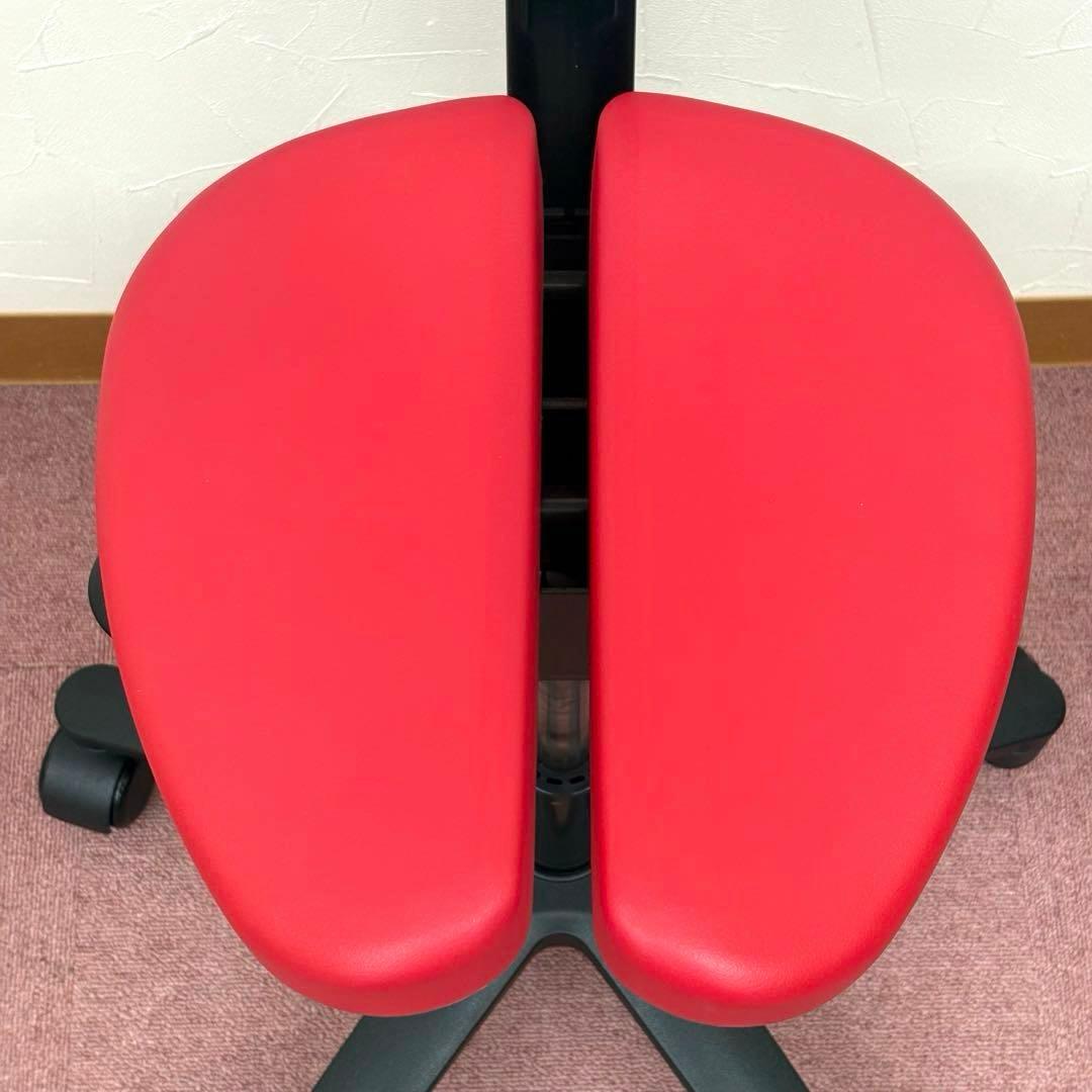 ayur chair アーユルチェア オクトパス 体圧分散マット付 レッド