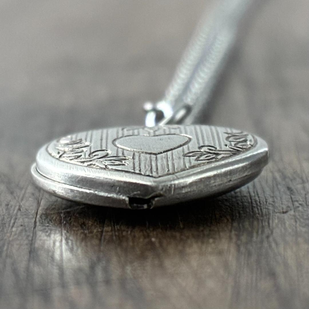 スウィートハートジュエリー ハート シルバー ヴィンテージ ネックレス 訳あり