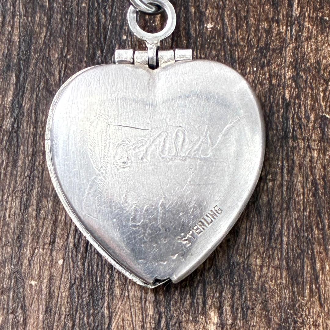 スウィートハートジュエリー ハート シルバー ヴィンテージ ネックレス 訳あり