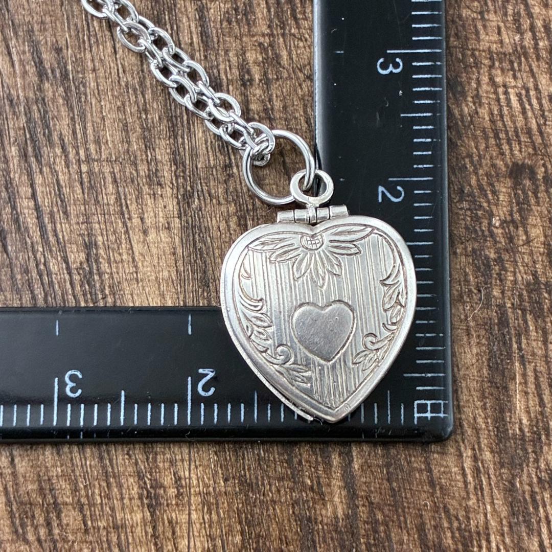 スウィートハートジュエリー ハート シルバー ヴィンテージ ネックレス 訳あり