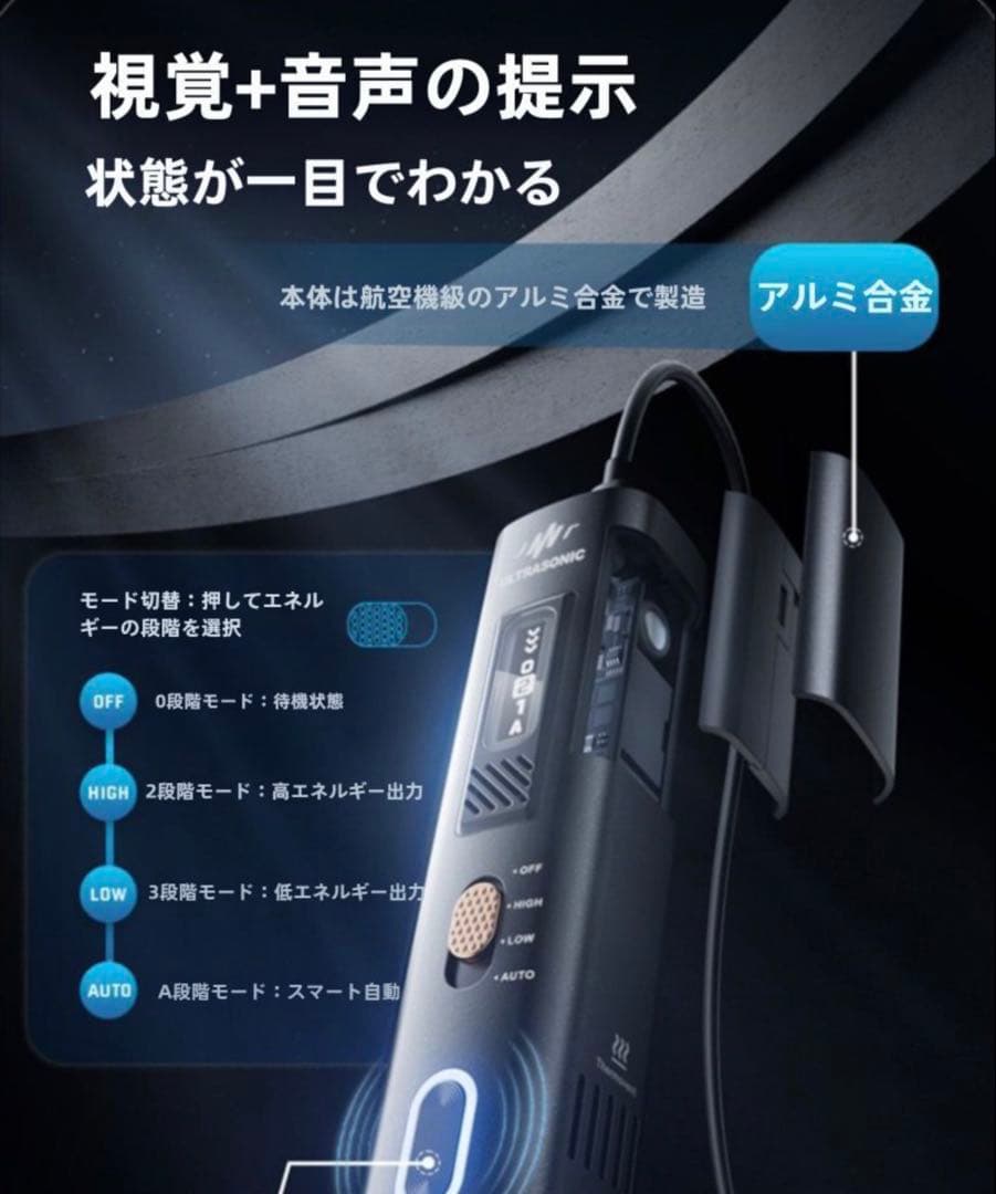 ※ 新品未使用 ※超音波電動カッターJAKEMY JM-Y10 PRO 日本仕様