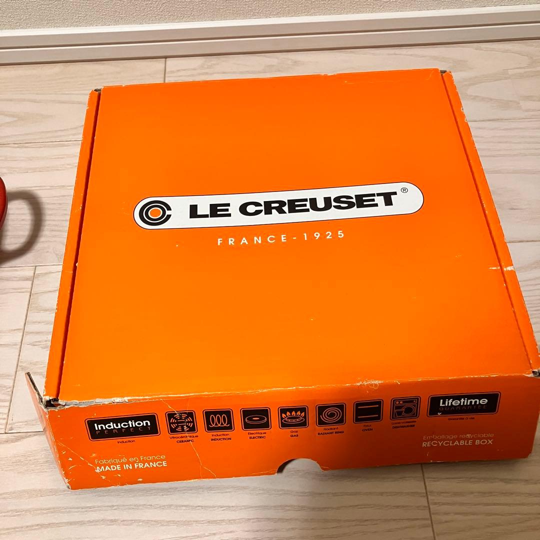 ル・クルーゼ　ビュッフェ　キャセロール　26㎝　チェリーレッド　両手鍋　浅型　赤