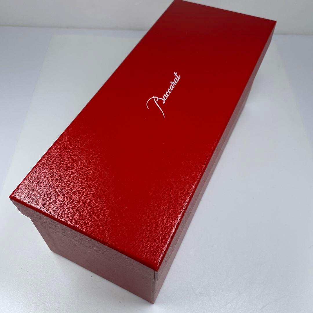 専用バカラ　スパイラル花瓶　共箱　高さ21.2㎝　東Y6-1008☆1Fトヒルサ