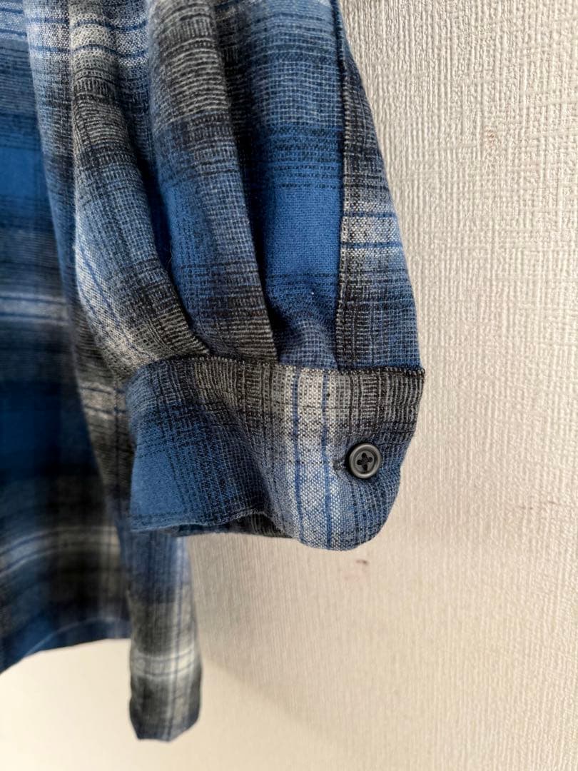 超スペシャル 90s ペンドルトン オンブレ チェック シャツ XXL ブルー