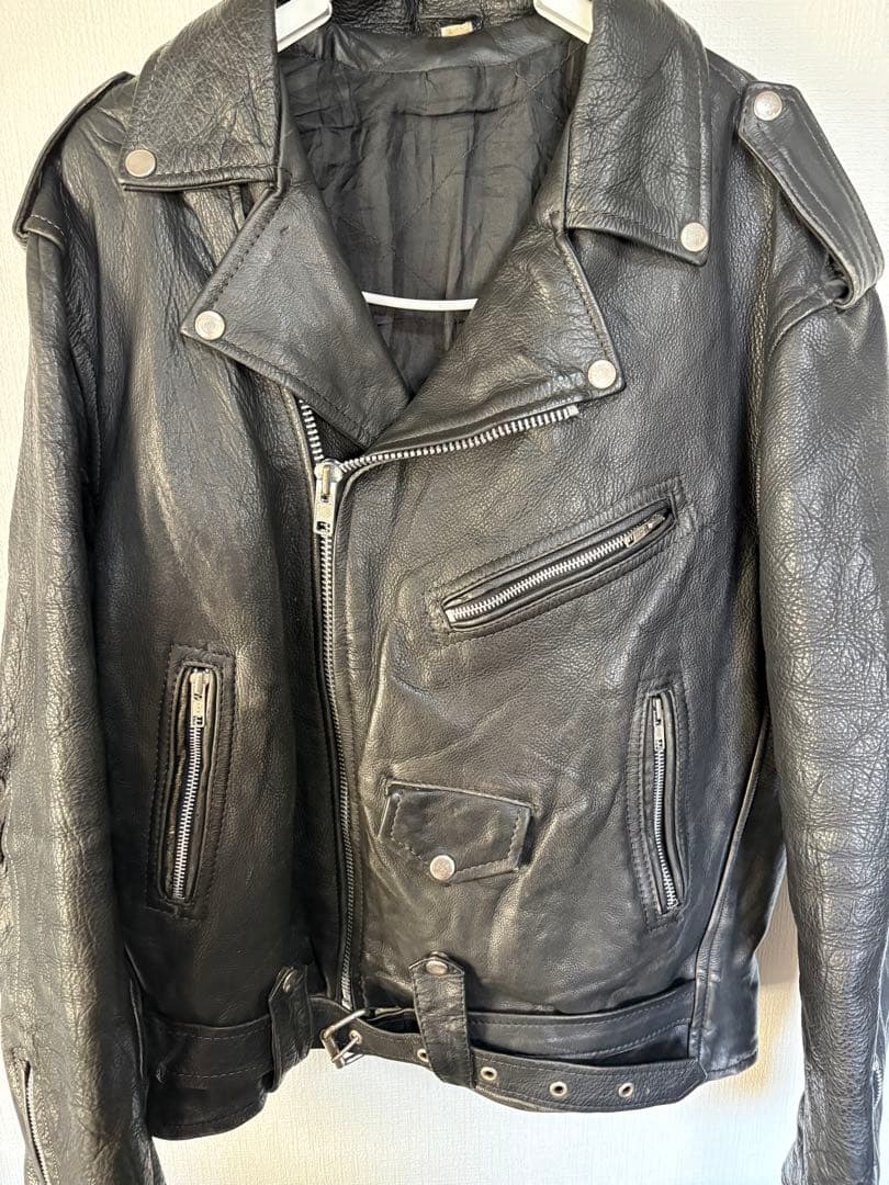 【即決値引きあり！】80sライダースジャケット