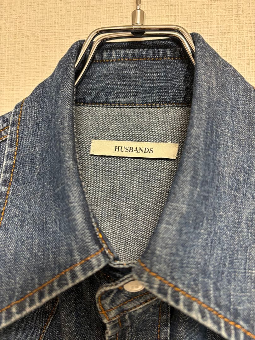 HUSBANDS ウエスタンデニムシャツ
