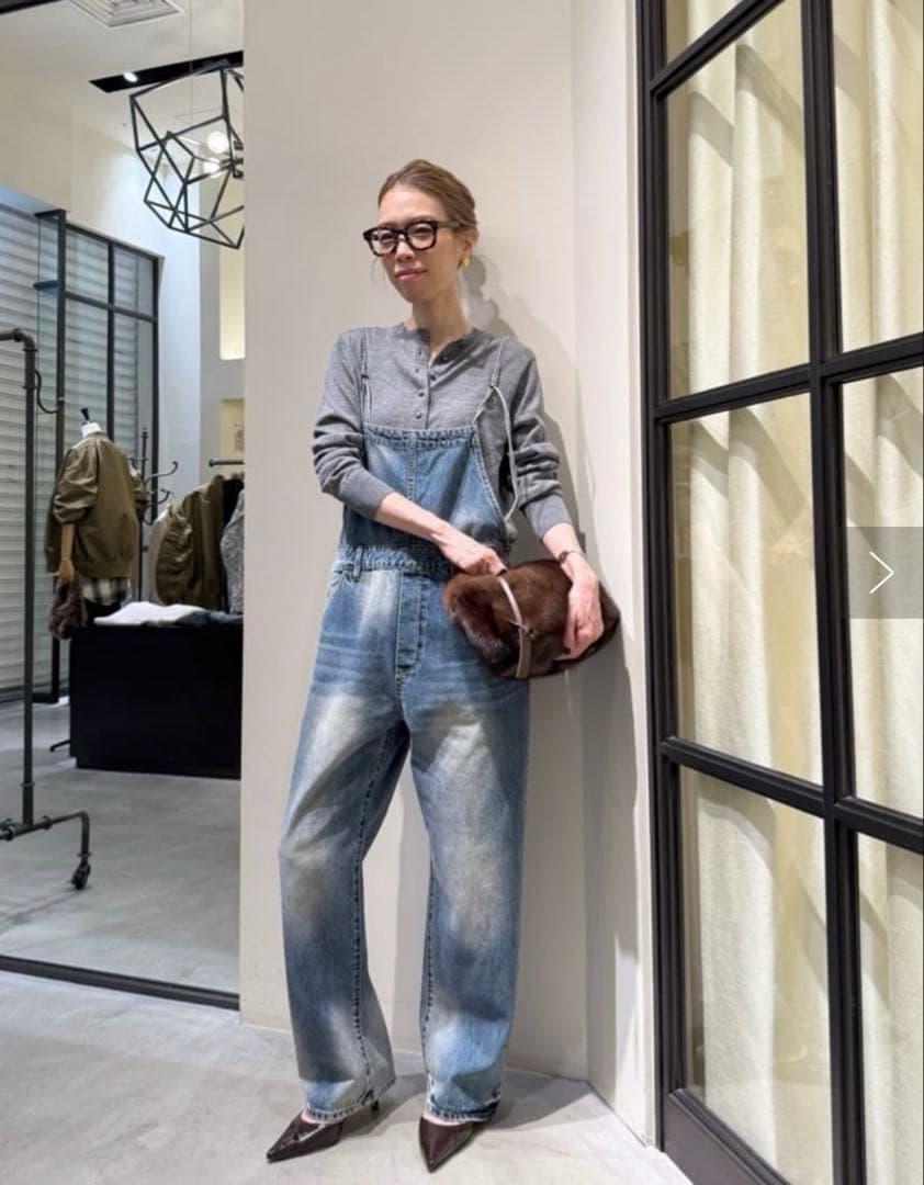 ウィムガゼット 16Gテンジクカーディガン グレー ウール ニット 2025AW