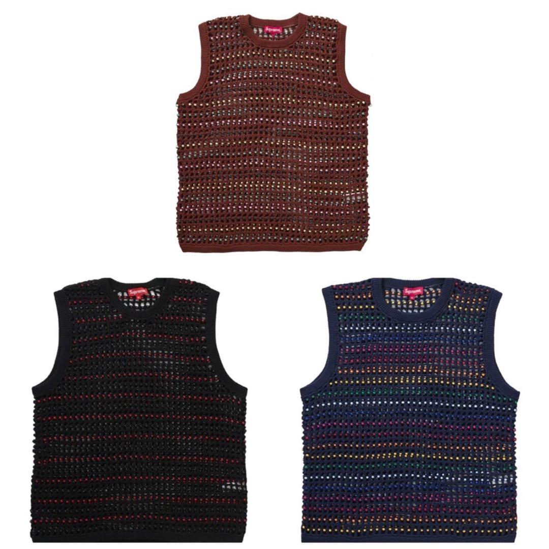 Supreme Beaded Sweater Vest シュプリーム ベスト