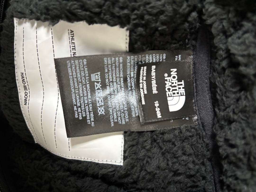 The North Face フリースロンパース ブラック