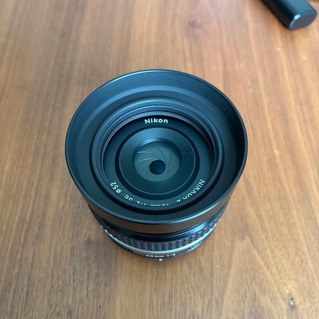 NIKKOR Z 40mm F2 SE ＋レンズフード、保護レンズ