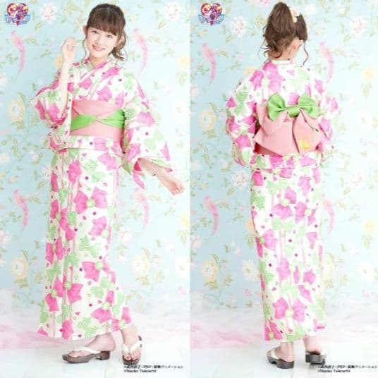 セーラームーン浴衣帯セット （扇子付）ジュピター