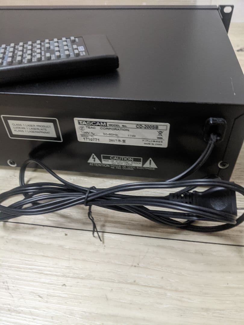 TASCAM CD-200SB CDプレーヤー タスカム