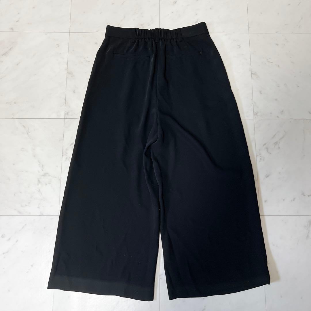 PLST×UNTITLED パンツスーツセットアップ ノーカラー ブラック L