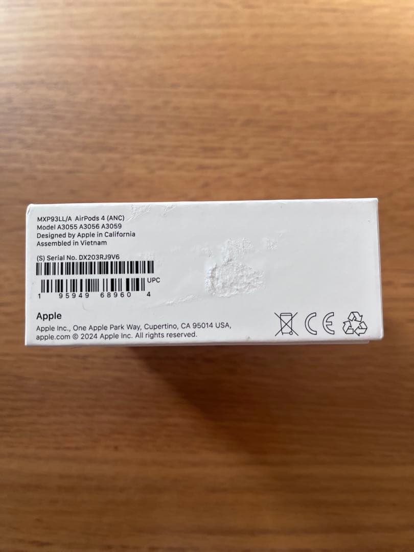 【新品】AirPods 4 本体 アクティブノイズキャンセリング