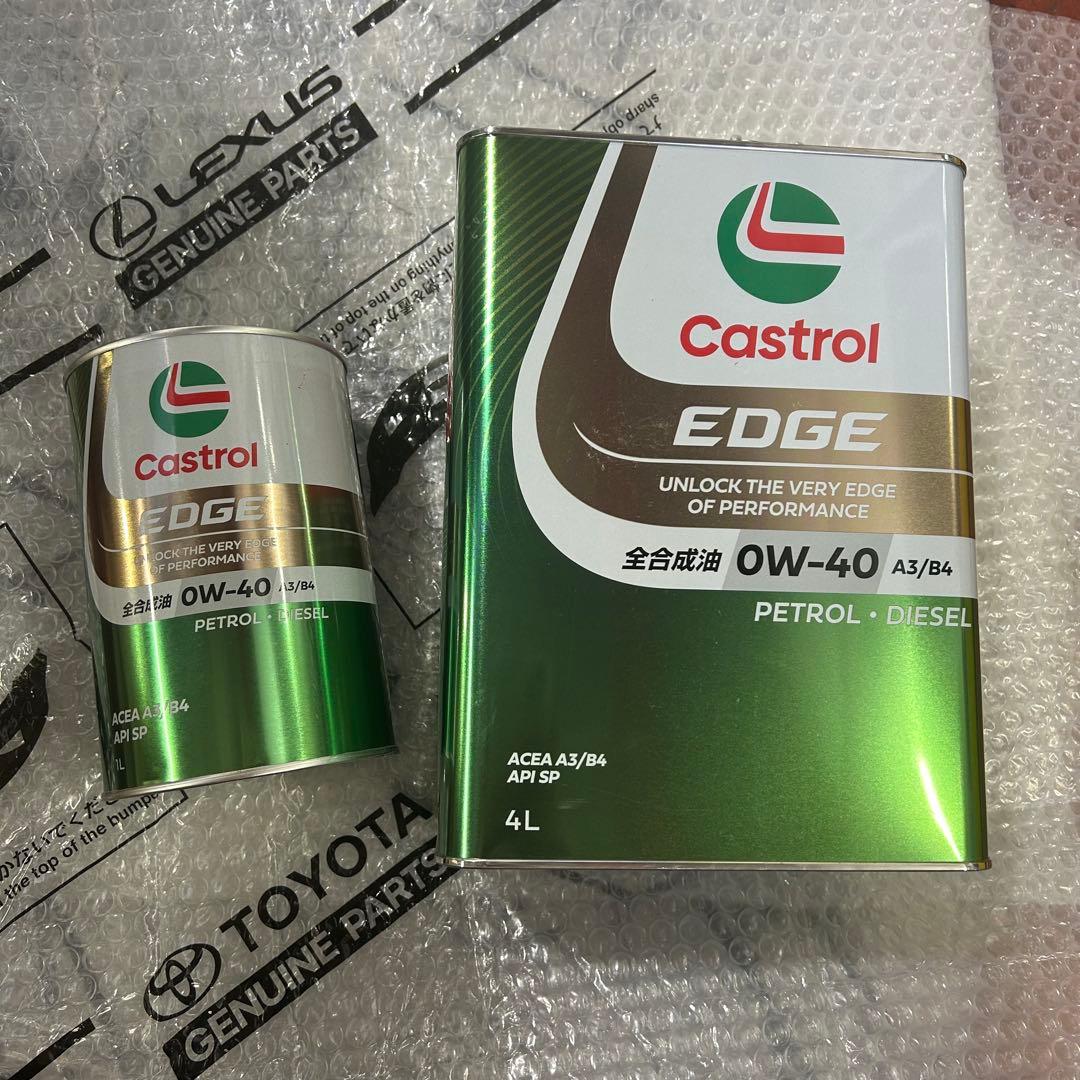 Castrol EDGE 0W-40　A3/B4 ５Ｌ　カストロール エッジ