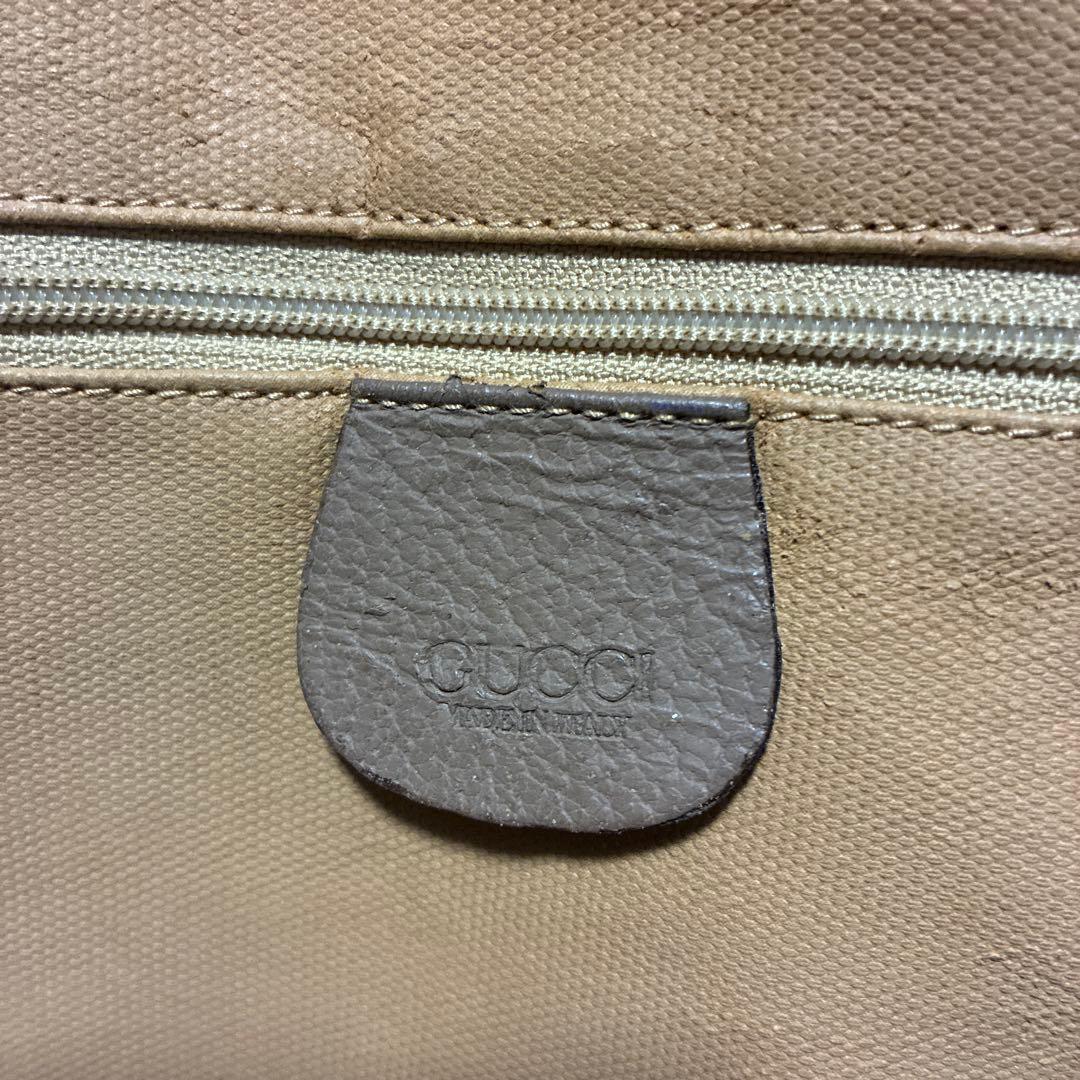 GUCCI GGキャンバス ボストンバッグ