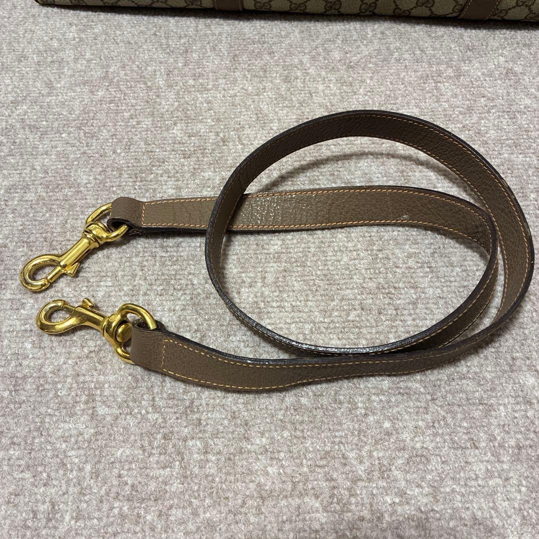 GUCCI GGキャンバス ボストンバッグ