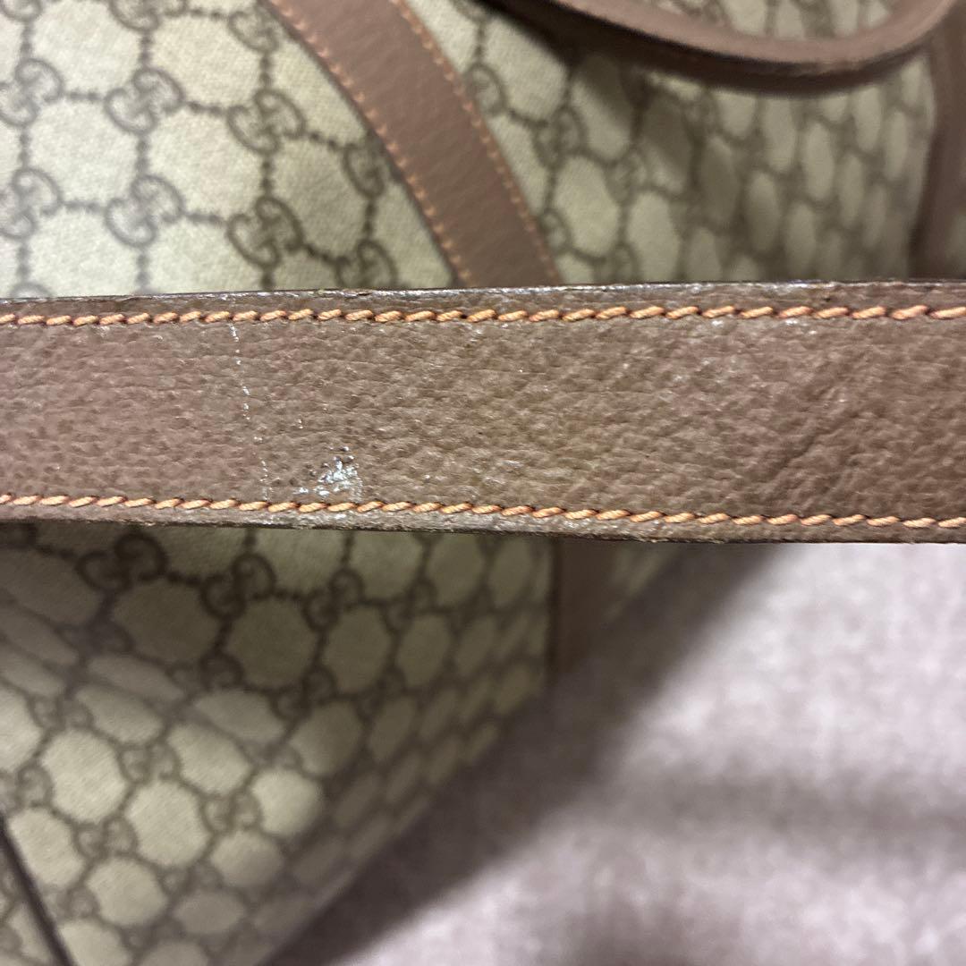 GUCCI GGキャンバス ボストンバッグ