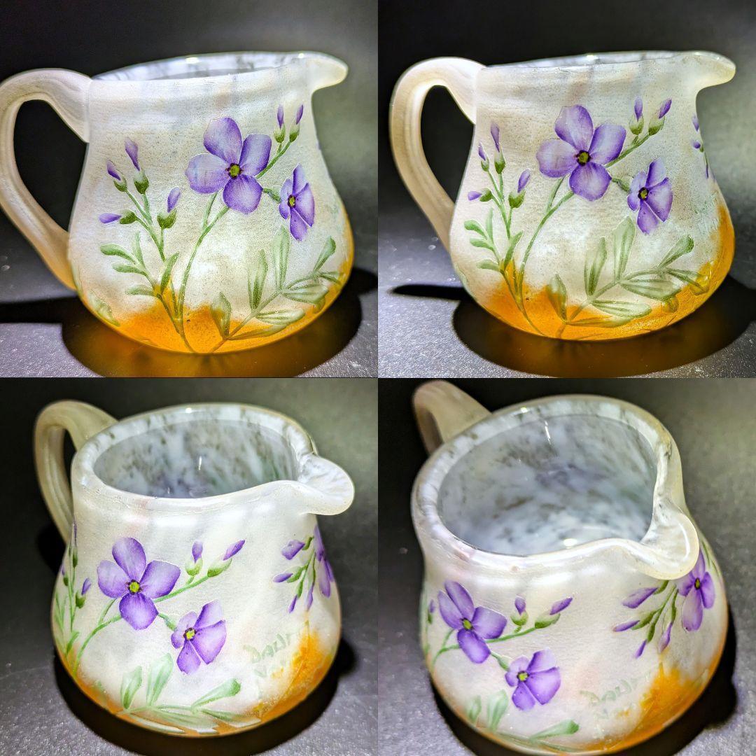 マッチー　ドーム・ナンシー 夜明けの菫の情景 ミニチュア水差 超絶技巧 ジ