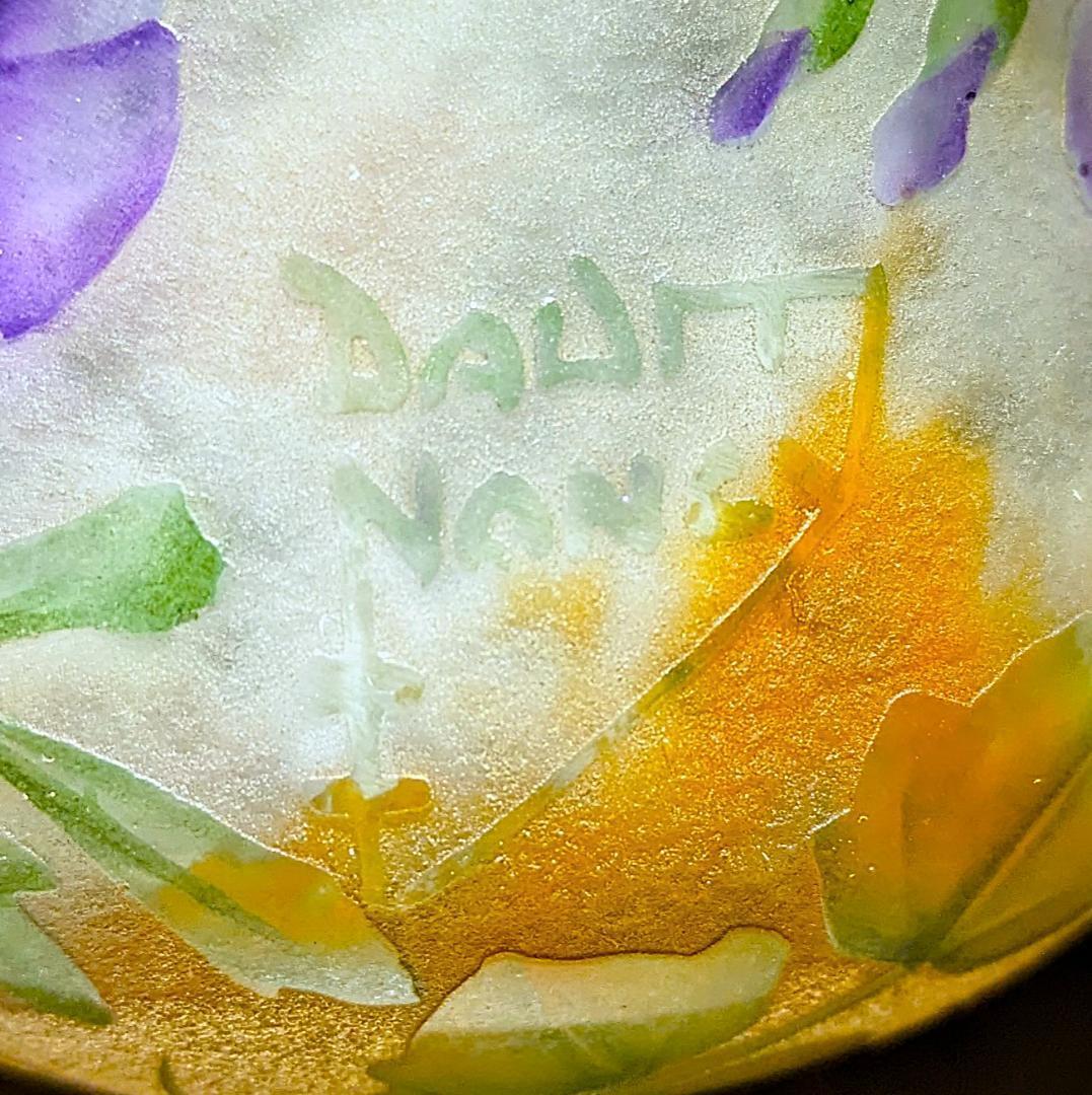 マッチー　ドーム・ナンシー 夜明けの菫の情景 ミニチュア水差 超絶技巧 ジ