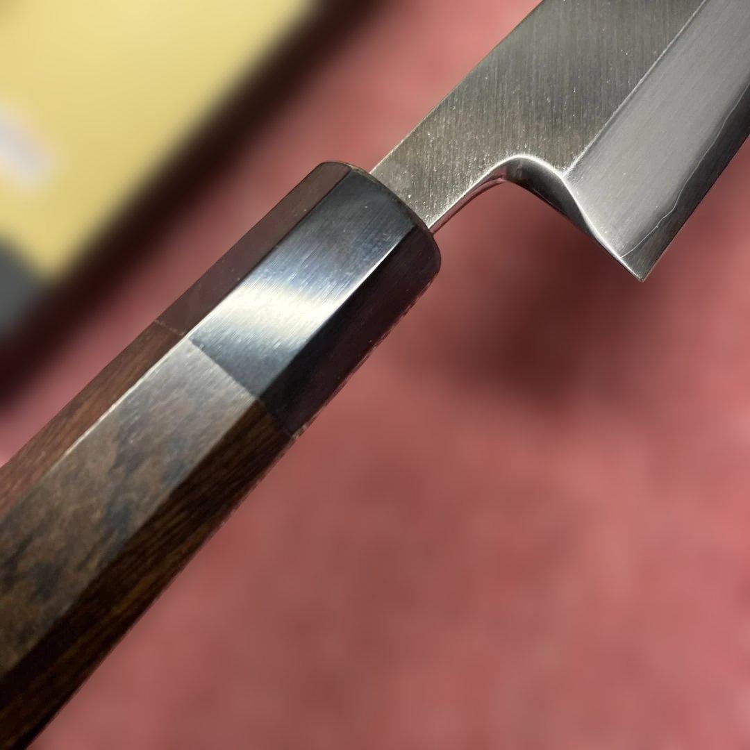 銀三　勘所切付型特製万能和包丁　210㎜ 7寸