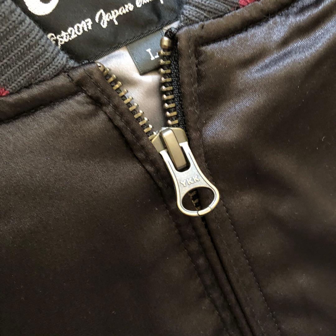 定価42,900円【値下げ可】EXAMPLE薔薇刺繍スタジャンL